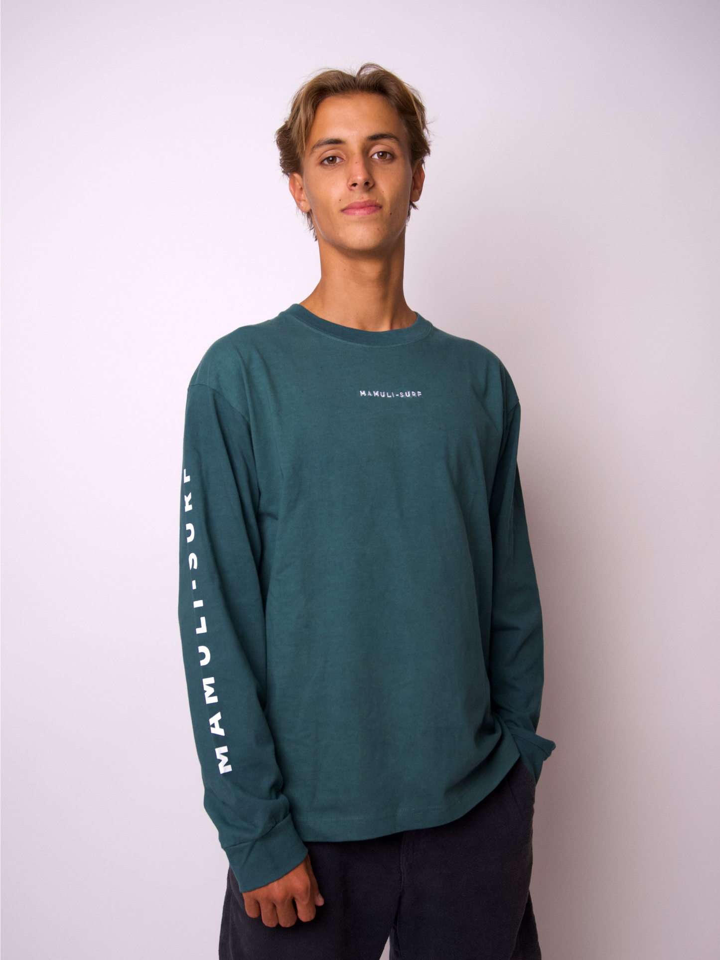 LOGO LONG-SLEEVE GREEN